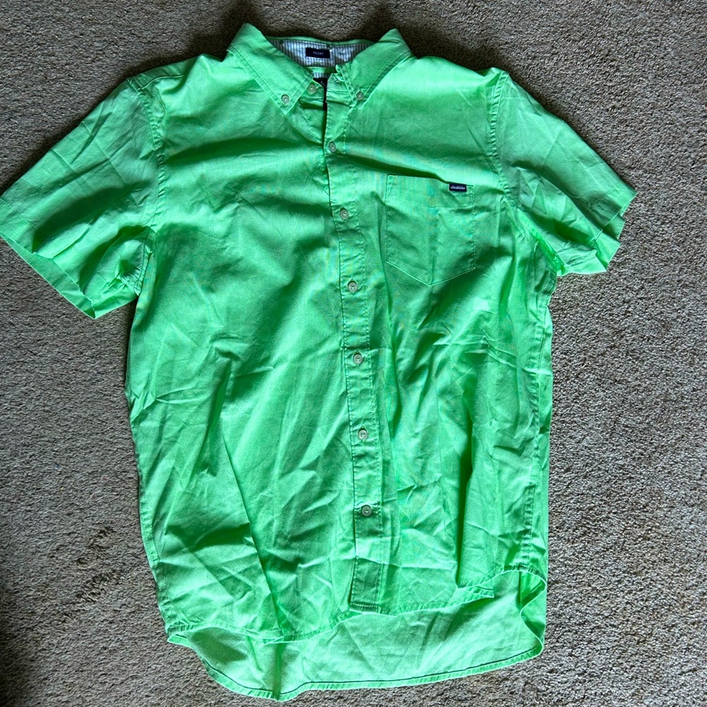 Chubbies Lime Green Friday Shirt